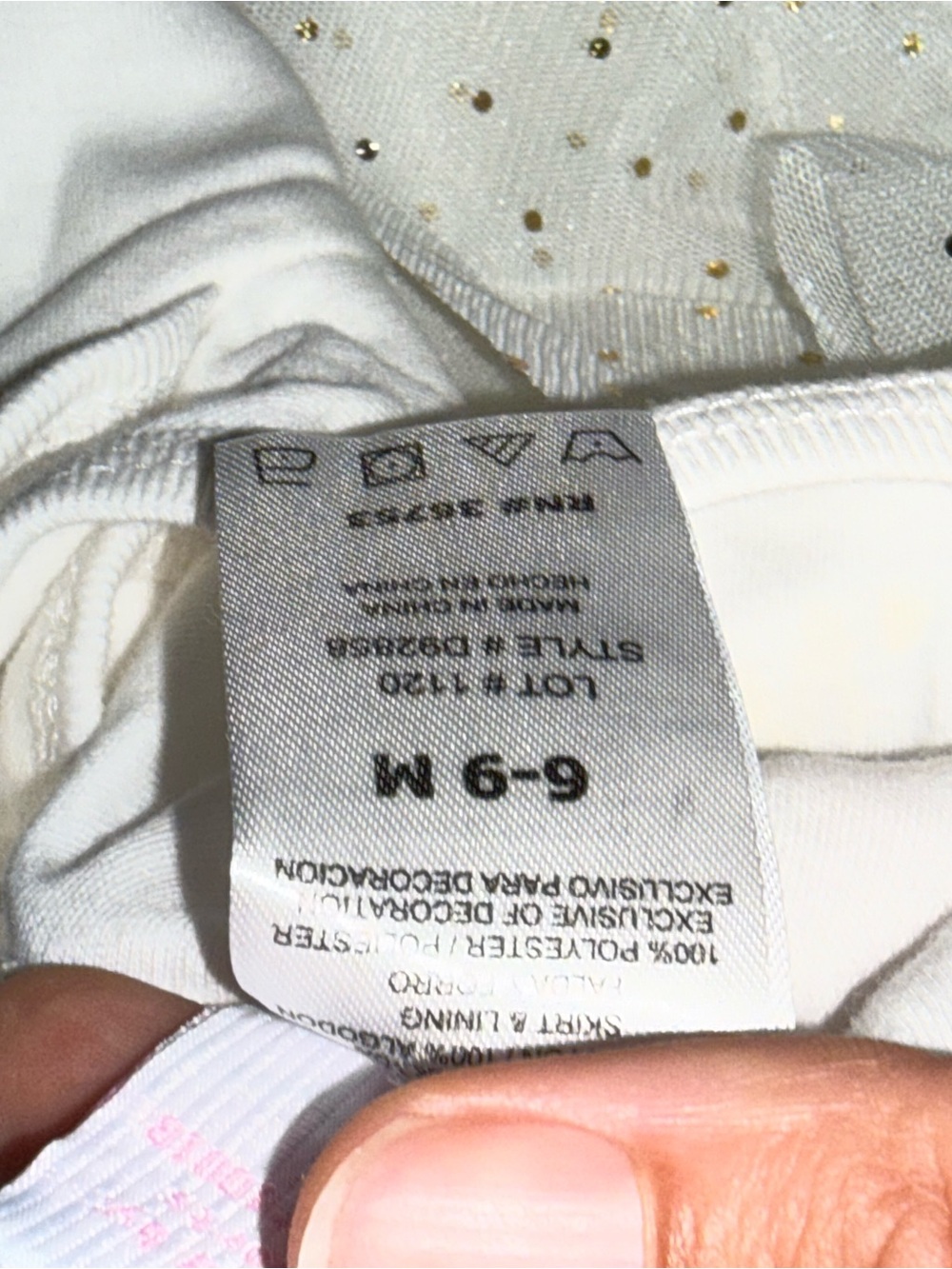 Princess Rose Hello Lovely White Tulle Tutu Bubble Dress NWT 6-9 Months - Picture 2 of 8